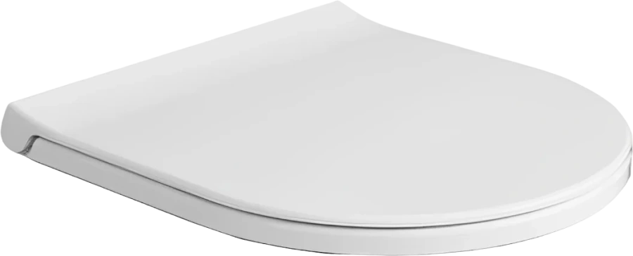 Крышка-сидение с микролифтом Simas Vignoni белая, петли хром - фото 1