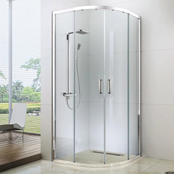 Душевой уголок BERGES Solo 80x80 см стекло прозрачное - фото 1