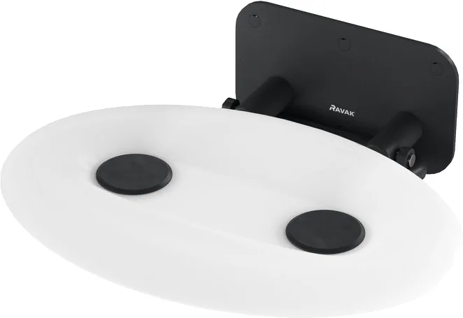 Сиденье для душа Ravak OVO белое/черное - фото 1