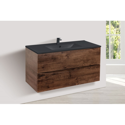 Тумба под раковину подвесная Vincea Mia 100,6 см R.Wood, моноблок - фото 5