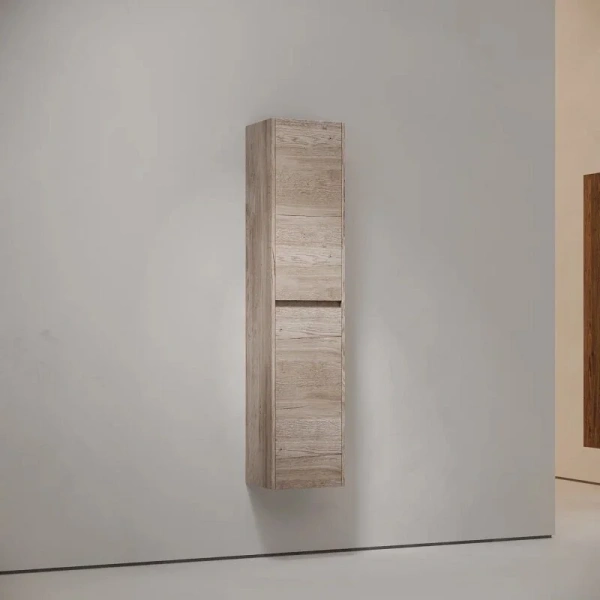 Шкаф-пенал подвесной Sancos Libra 35 см дуб галифакс натуральный - фото 3