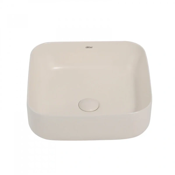 Раковина Abber Rechteck 38,5 см светло-бежевая матовая, накладные (на столешницу), пристенные - фото 3