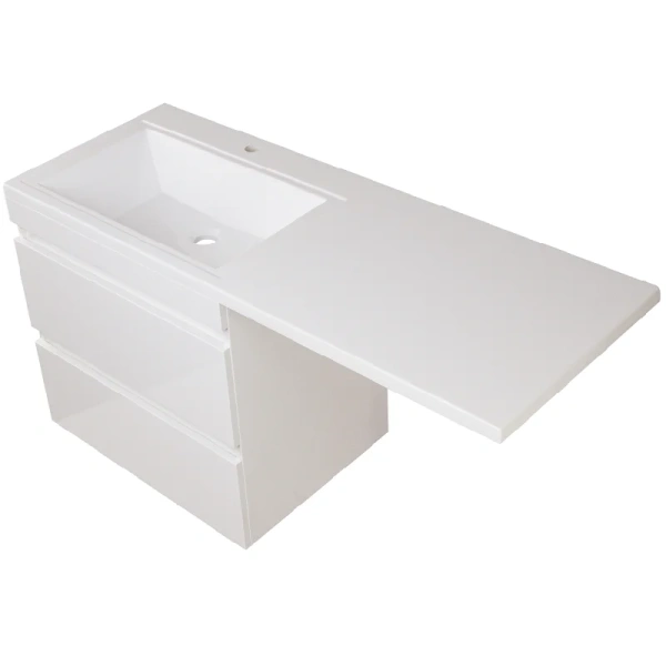 Тумба с раковиной подвесная Style Line Даллас СС-00002337 140 см МДФ