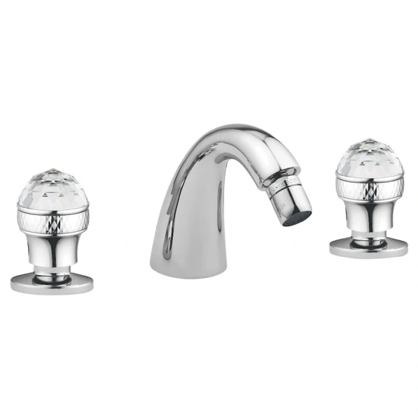 Смеситель для биде Migliore Axo Swarovski 18 на 3 отверстия