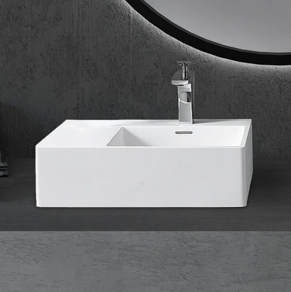 Раковина Abber Stein 56 см правосторонняя, в наличии - фото 9