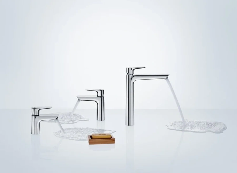 Смеситель для раковины Hansgrohe Talis E без донного клапана, хром - фото 3