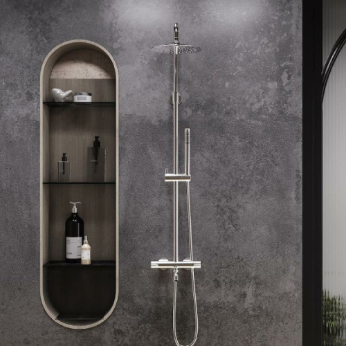 Душевая стойка Damixa Scandinavian Pure 936810 с термостатом - фото 3