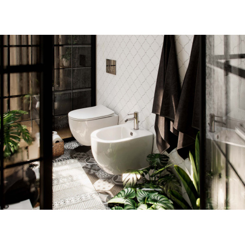 Унитаз подвесной Акватек Европа безободковый, белые - фото 6