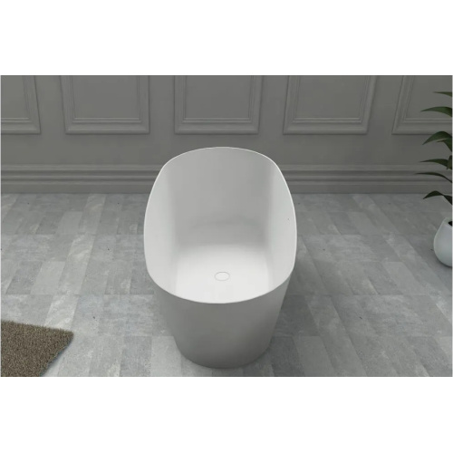 Ванна из искусственного камня Abber Stein 160х80 см белая матовая, без гидромассажа, большие - фото 5