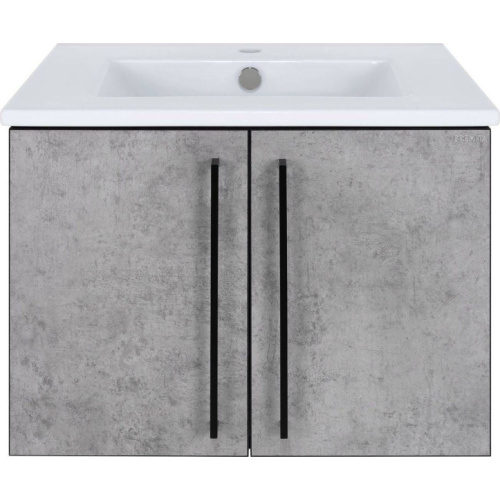 Тумба с раковиной подвесная Misty Rock 60 см с дверцами