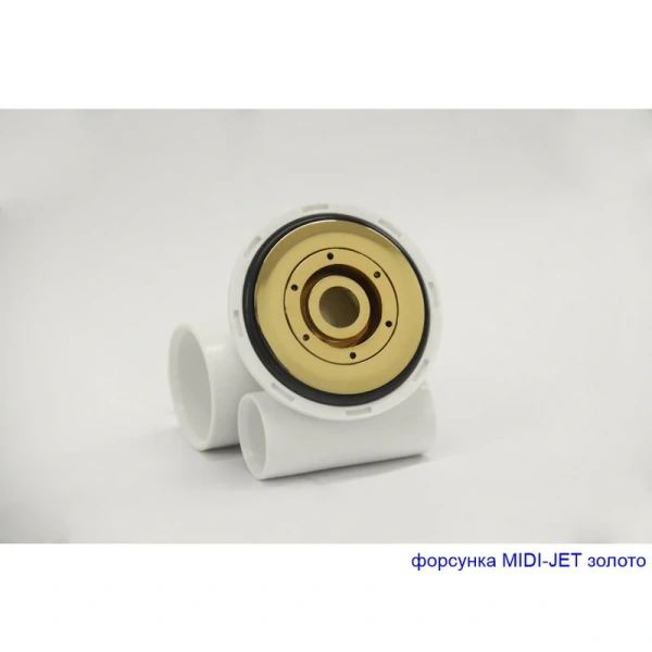 Ванна гидромассажная Whitecross Wave Slim Soft, 160 х 80 см, белая/золото, 0111.160080.100.SOFT.GL, с гидромассажем - фото 5