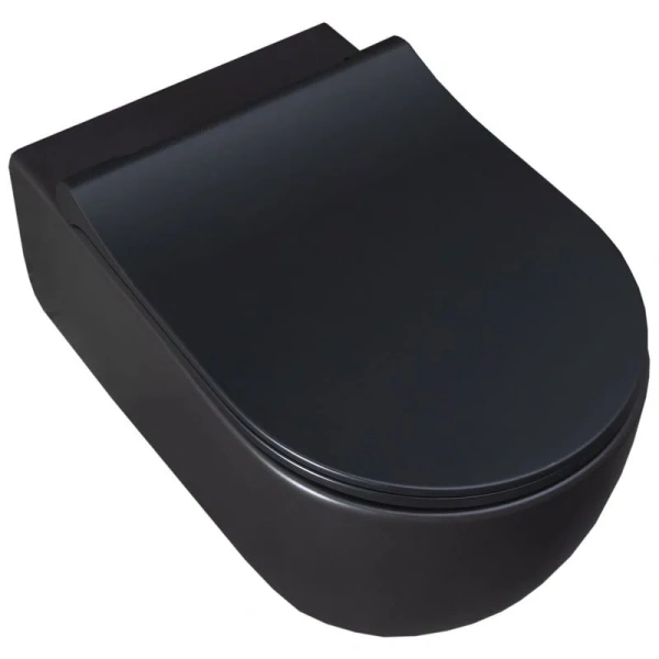 Унитаз подвесной Allen Brau Priority черный, в наличии - фото 9