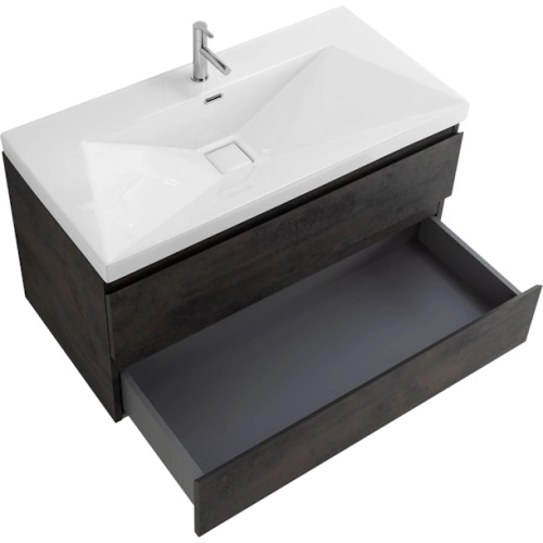 Тумба под раковину подвесная Cezares Molveno 100 см ossido, 100 см - фото 6