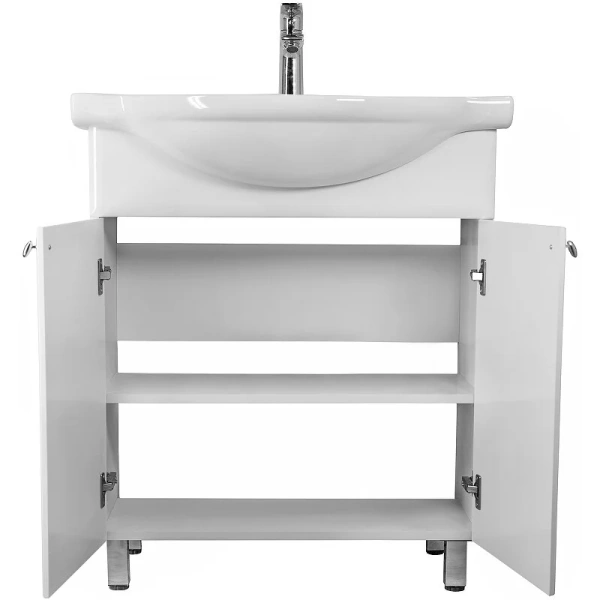 Тумба под раковину напольная Style Line Канна 71 см белая, напольная, пристенная - фото 4