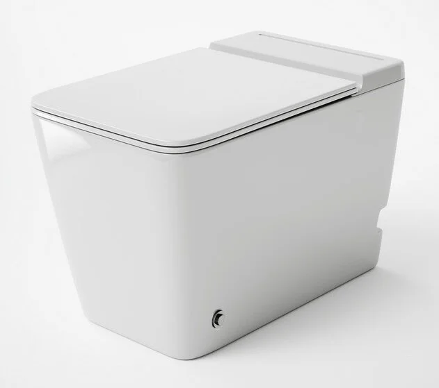 Унитаз напольный Grossman Impuls с импульсным смывом, современные, hi-tech, прямоугольные - фото 5