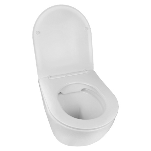 Унитаз подвесной Azario Gloria белый безободковый, без бачка, со скрытым бачком - фото 3