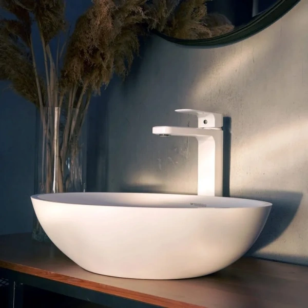 Раковина Montebianco Conca 48 см белая матовая, 50 см - фото 6