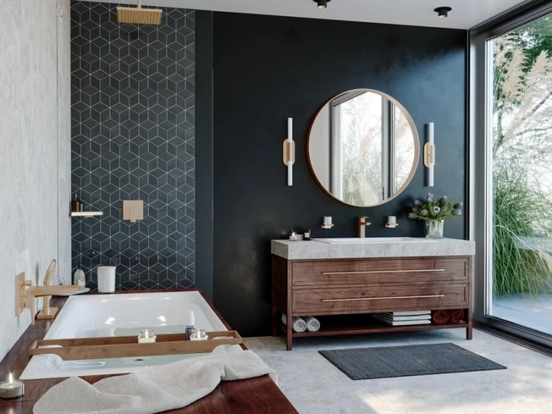Смеситель для душа Hansgrohe Metropol шлифованная бронза - фото 4