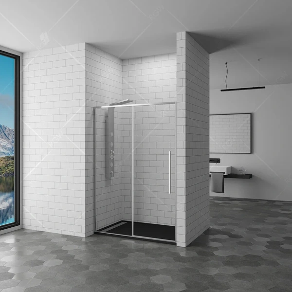 Душевая дверь в нишу RGW Stilvoll SV-12 110 см профиль хром, хром - фото 4