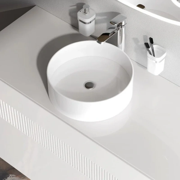 Раковина Am.Pm Func 40 см круглая, маленькие, в форме чаши, круглой формы - фото 5