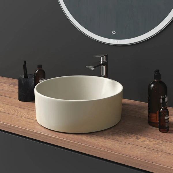 Раковина Grossman 40 см бежевая матовая, другие - фото 4