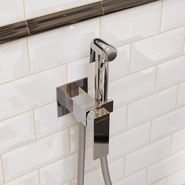 Гигиенический душ со смесителем Kerama Marazzi Fioretto хром - фото 3