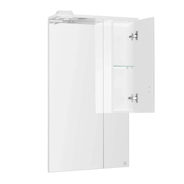 Зеркальный шкаф с подсветкой Style Line Лана 60 см белый, навесные - фото 5