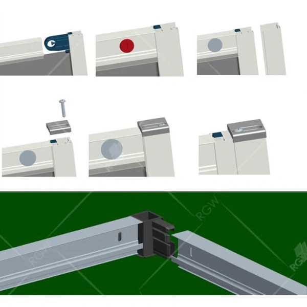 Душевой уголок RGW Classic CL-54 32095400 100х100 см раздвижная дверь - фото 4