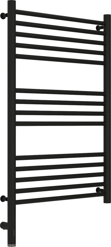 Полотенцесушитель электрический Сунержа Богема 3.0 50х80 см левый черный матовый - фото 1