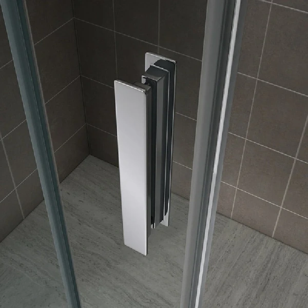 Душевая дверь в нишу Abber Komfort 120 см стекло прозрачное, раздвижные - фото 6