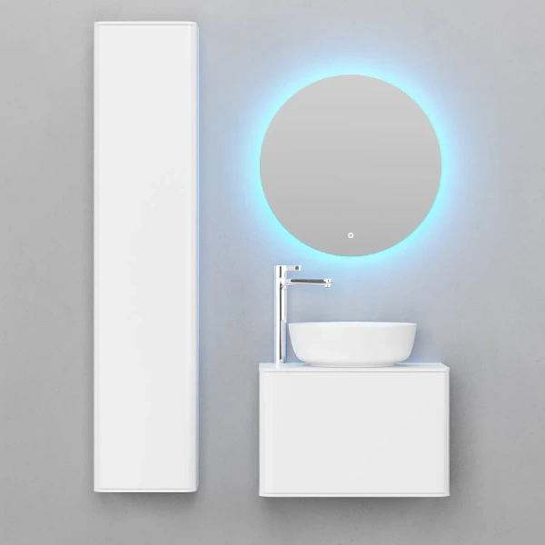 Зеркало с подсветкой Velvex Happy Julia 60 см хром - фото 4