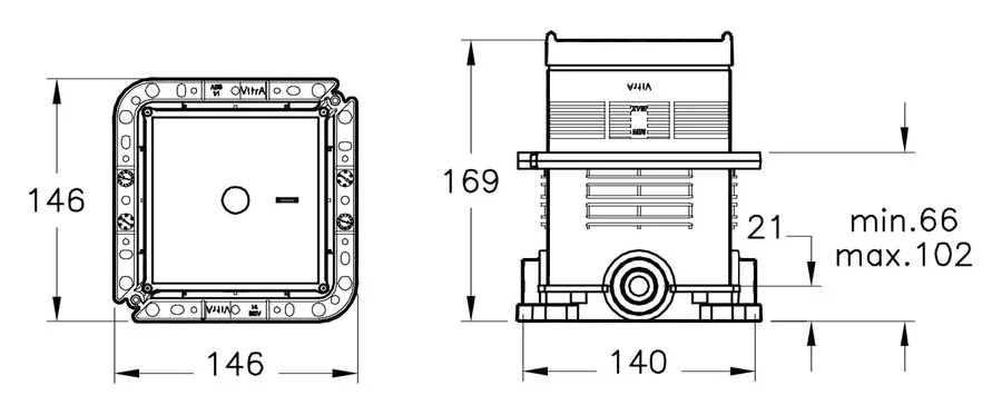 Душевой комплект VitrA Origin A49266EXP со встроенным смесителем index_1 - фото 6
