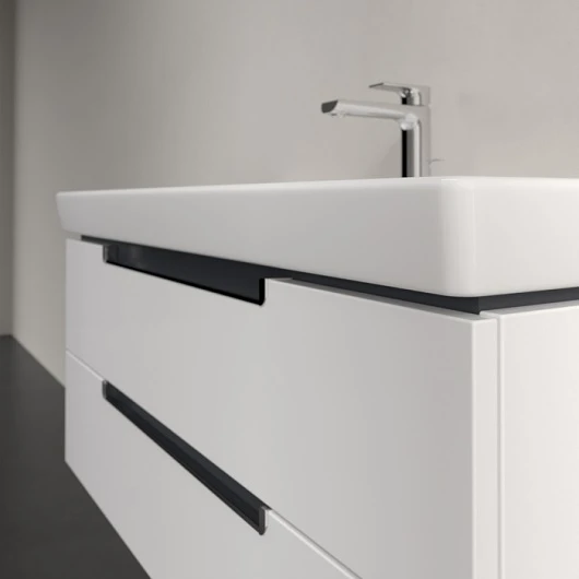 Тумба под раковину подвесная Villeroy & Boch Subway 2.0 100 см белый глянец - фото 2