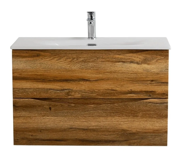 Тумба под раковину подвесная BelBagno Marino-Cer-Mini 80 см Rovere Rustico - фото 1