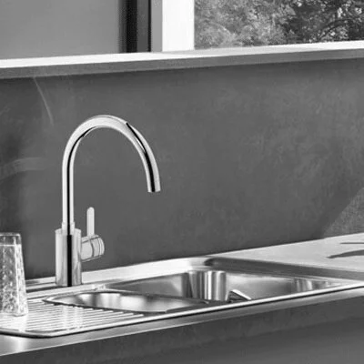Смеситель для кухни, суперсталь, Grohe Concetto 32661DC1, с поворотным изливом - фото 7