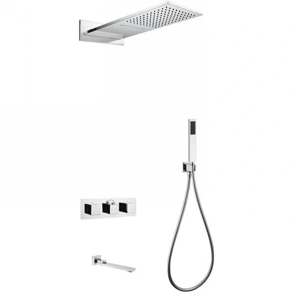 Душевой комплект Abber Daheim AF8253 с термостатом