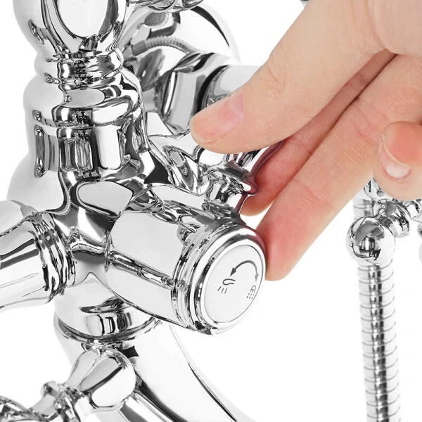 Смеситель для ванны IDDIS Sam двухвентильный, двухвентильные - фото 7