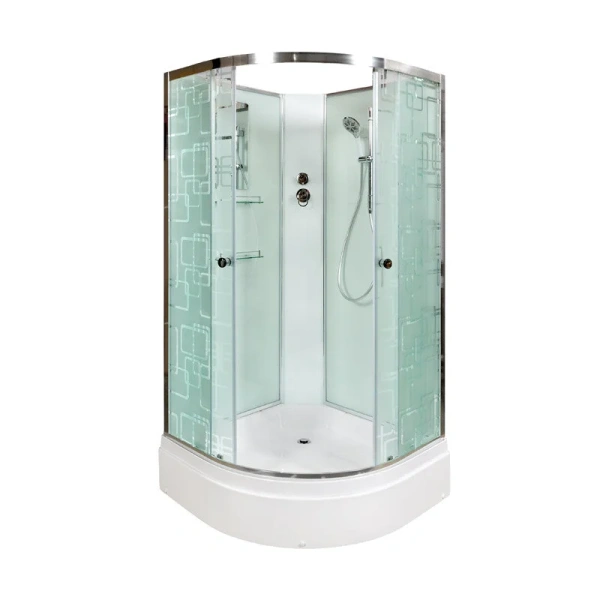 Душевая кабина Deto EM 100x100 см без крыши - фото 1