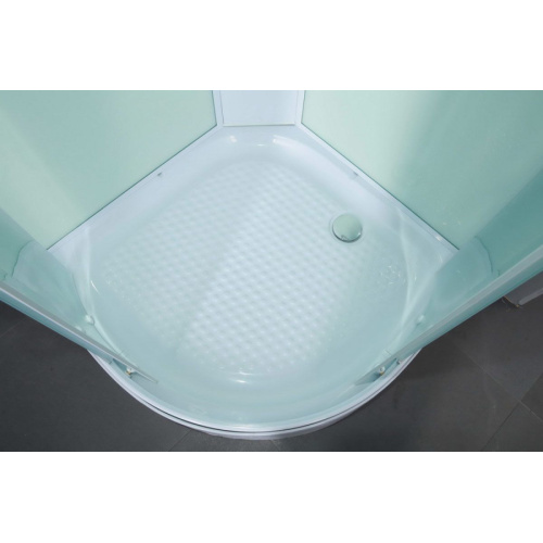 Душевая кабина, задняя стенка белая, стекло матовое, Erlit Comfort - фото 3