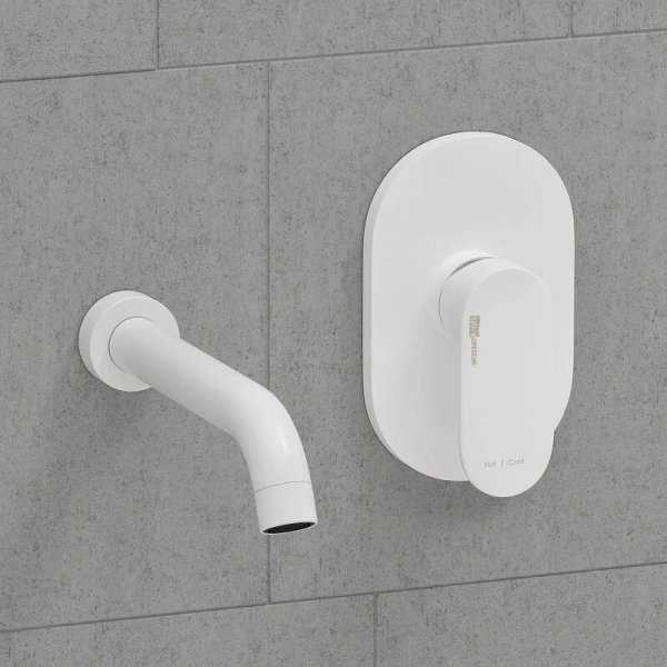Смеситель для раковины WasserKRAFT Mindel белый Soft-touch, однорычажные, двухрычажные - фото 8