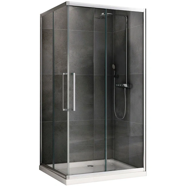 Душевой уголок Abber Schwarzer Diamant AG02129 120x90 см прямоугольный - фото 1