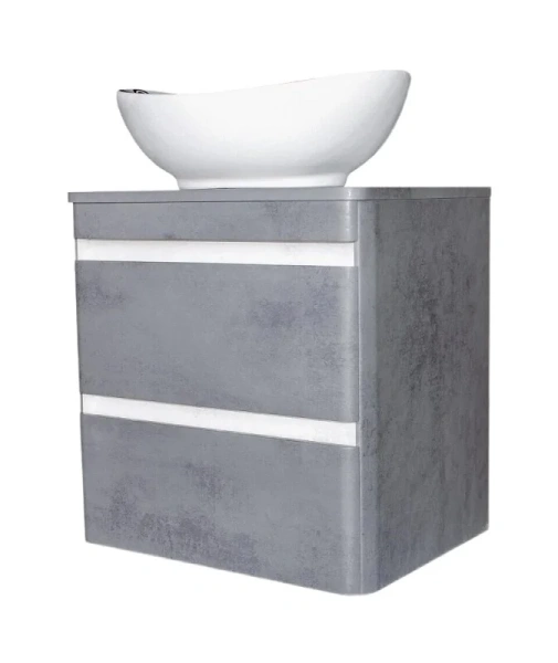 Тумба с раковиной подвесная Style Line Атлантика СС-00002279 60 см со столешницей - фото 4