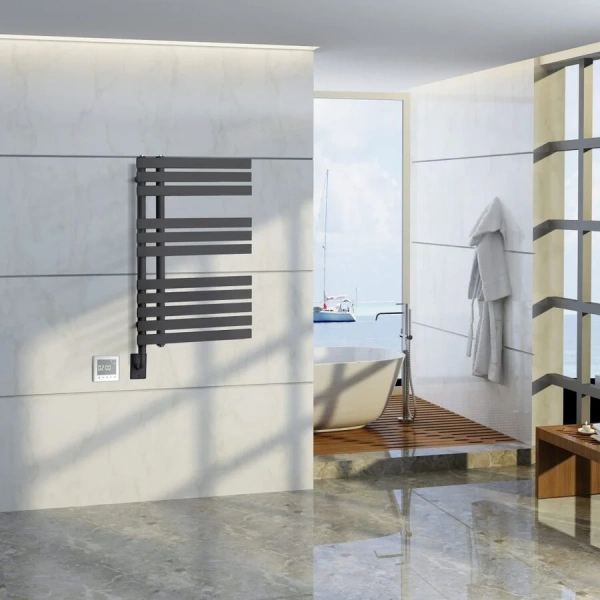 Полотенцесушитель электрический Boheme Venturo 50x80 см черный - фото 3