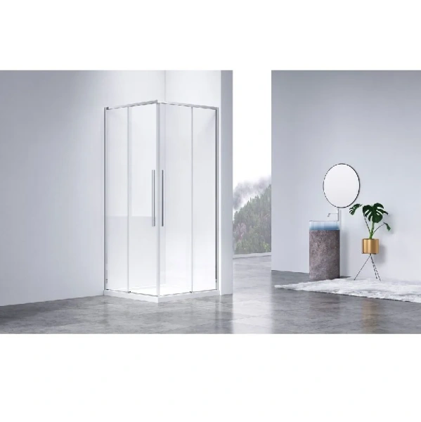 Душевой уголок Vincea Slim-N 100х90 см профиль хром, 100х90 - фото 5