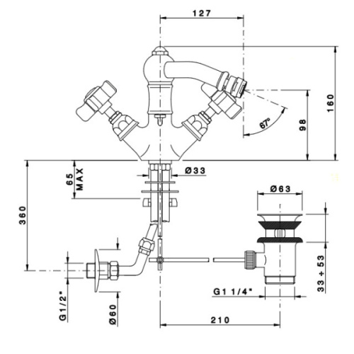 Схема, для биде - фото 2