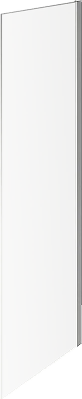 Душевая перегородка Kerama Marazzi Cristallo 100 см профиль брашированный никель - фото 1