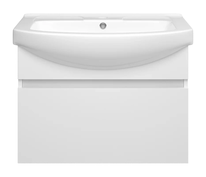 Тумба под раковину подвесная Misty Монро 75 см белая - фото 4