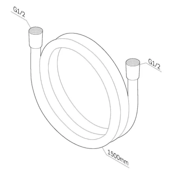 Шланг для душа Am.Pm F04151 с защитой от перекручивания - фото 2