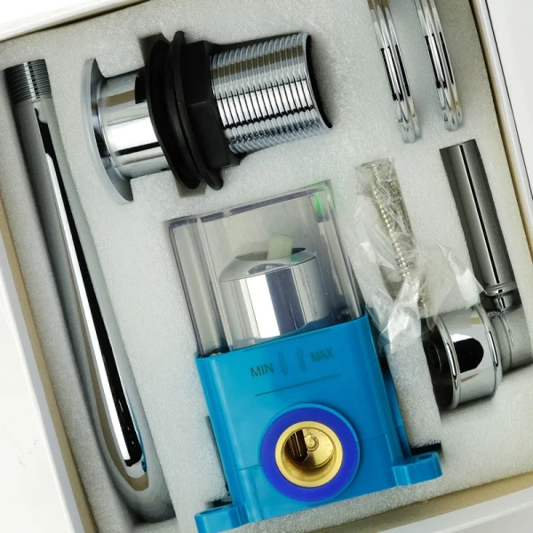 Смеситель для раковины Migliore Ermitage Mini хром, скрытого монтажа, встраиваемые в стену - фото 6