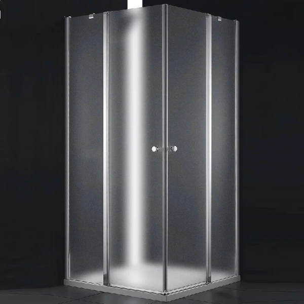 Душевой уголок Cezares Elena 100x90 см левосторонний стекло рифленое - фото 1